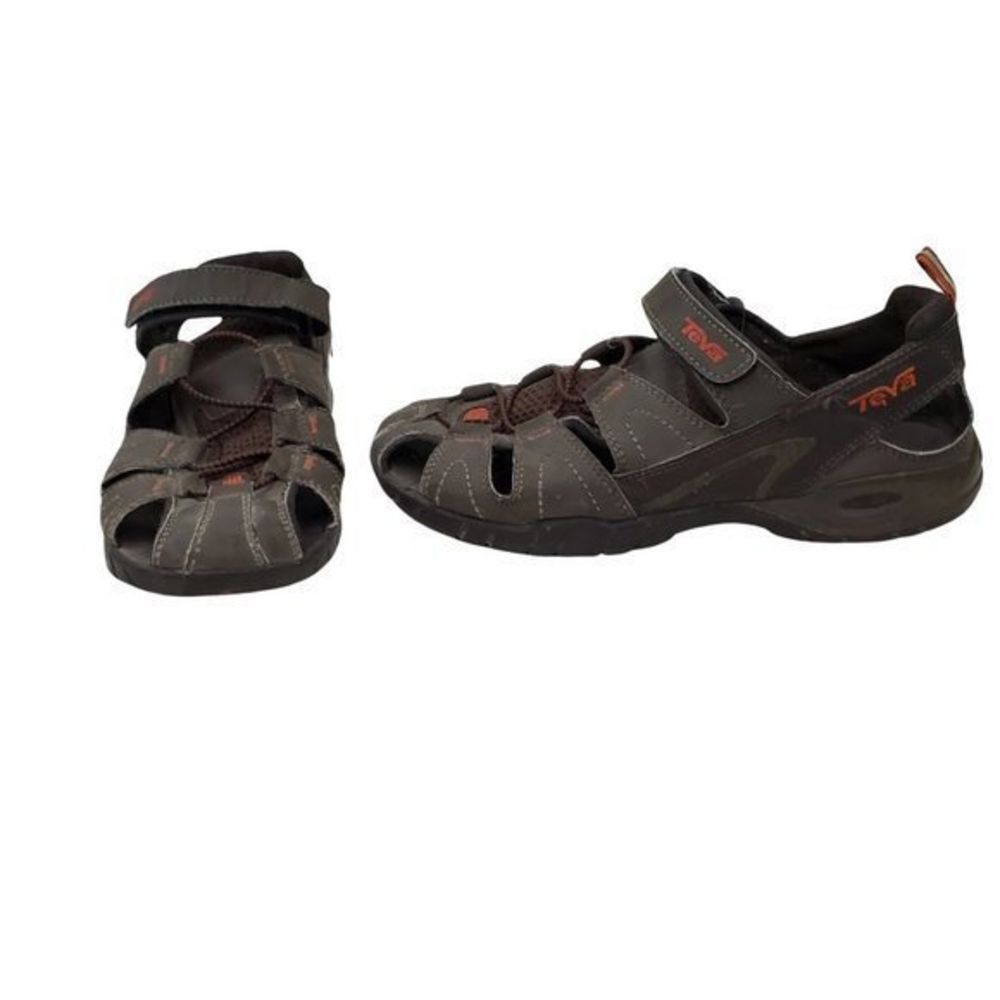 Teva Dozer 3 Sandals 6‎ Brown Orange Strappy Hiking